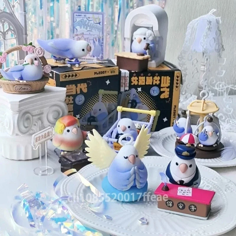 

TAROBALL Bad Bad Birddie and Social Birdie Series What The Bird Blind Box Toys Аниме Фигурка Mystery Box Модель Дизайнерская Кукла Подарок