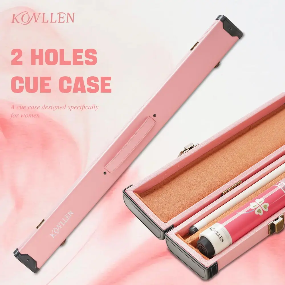 

Чехол для бильярдного кия KONLLEN 1x1, чехол для бильярдных палок из искусственной кожи, вмещает чехлы для переноски большой емкости, 1 приклад и 1 вал, бильярдная палка