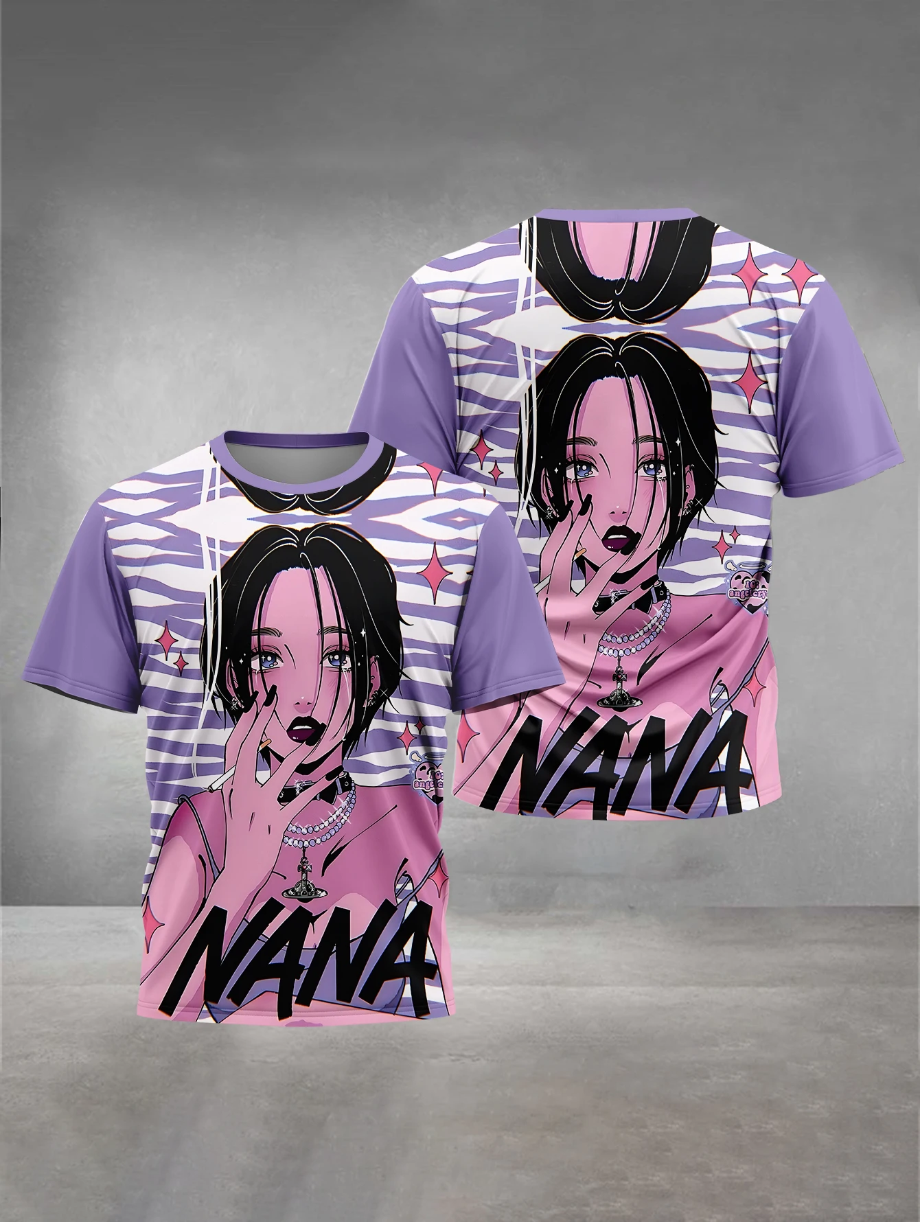 Anime Nana Osaki Line 3D Print Baby Clothing 5 to 14 Years Male Outdoor Clothes for Children Boy Girl Child T-Shirt Top Shirts