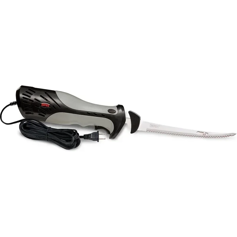 Heavy Duty Electric Fillet Knife Grey/Black, 1/2 Blade