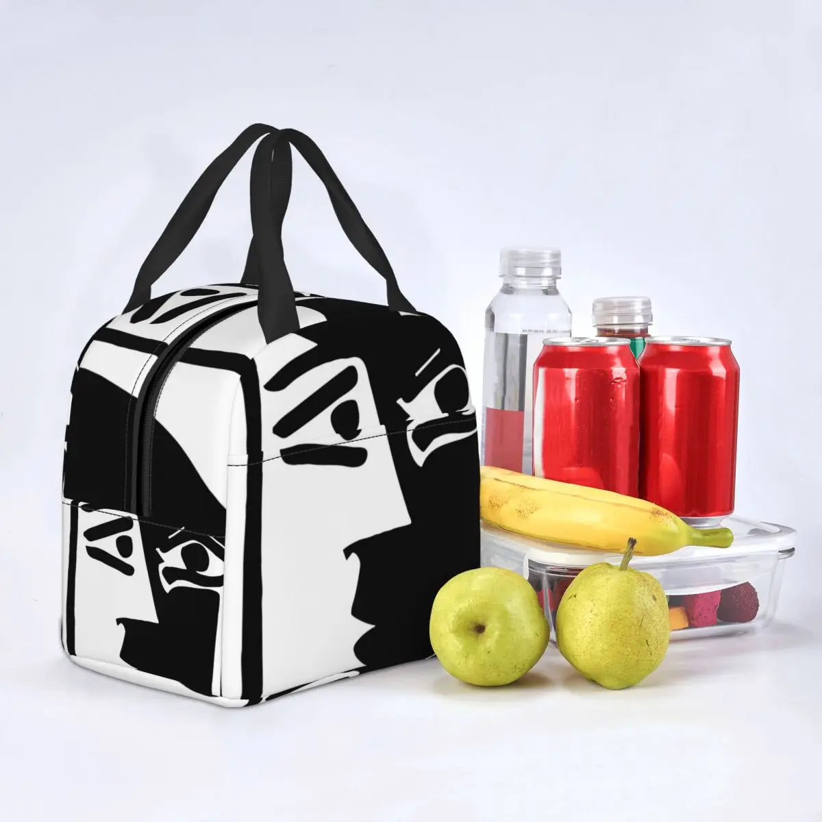 Lunch Bag for Women Kids Pablo Picasso The Kiss Thermal Cooler Bag Waterproof School Polyester Lunch Box Food Bag