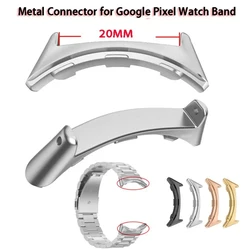1/2 pair Metal Connector For Google Pixel Watch Band Strap belt Watchband Adapter 20mm Stainless Steel Pixel Watch 2 accessories