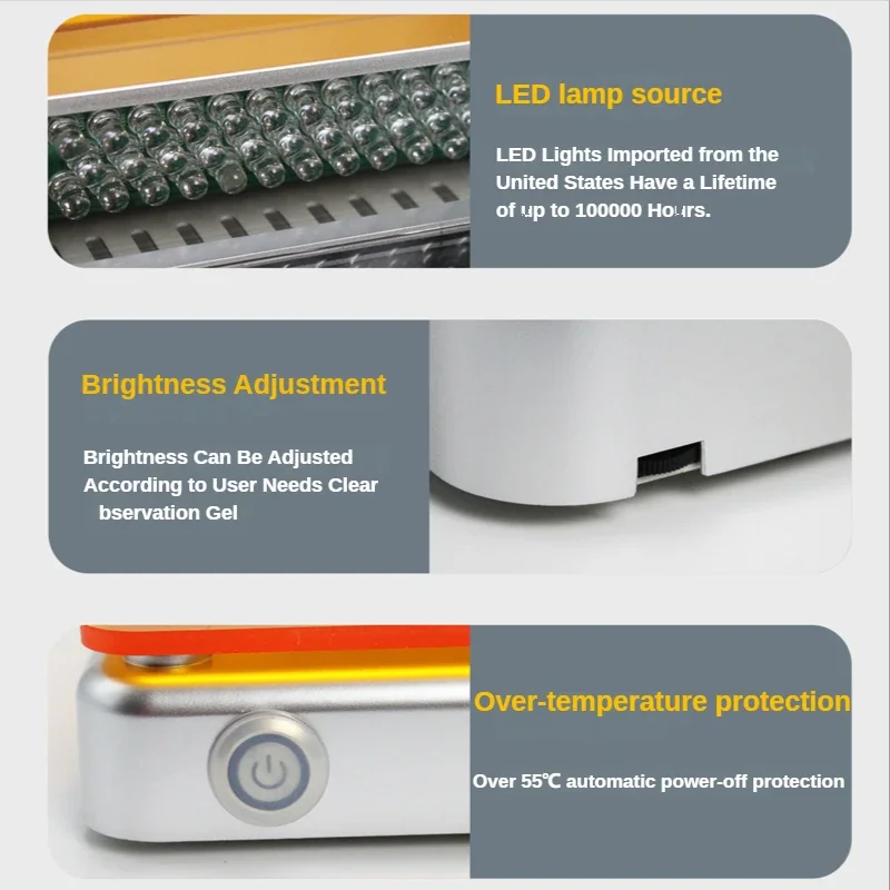 LABGIC BL-15 Blue Light Gel Cutting Machine LED Blue Light Excitation Light Source, Observe Nucleic Acid and Protein In The Gel