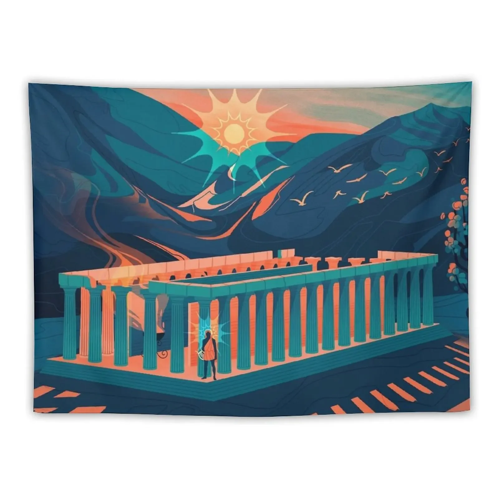 

Temple of Apollo at Bassae Tapestry Bedrooms Decor Decorations For Room Bedroom Decorations Tapestry