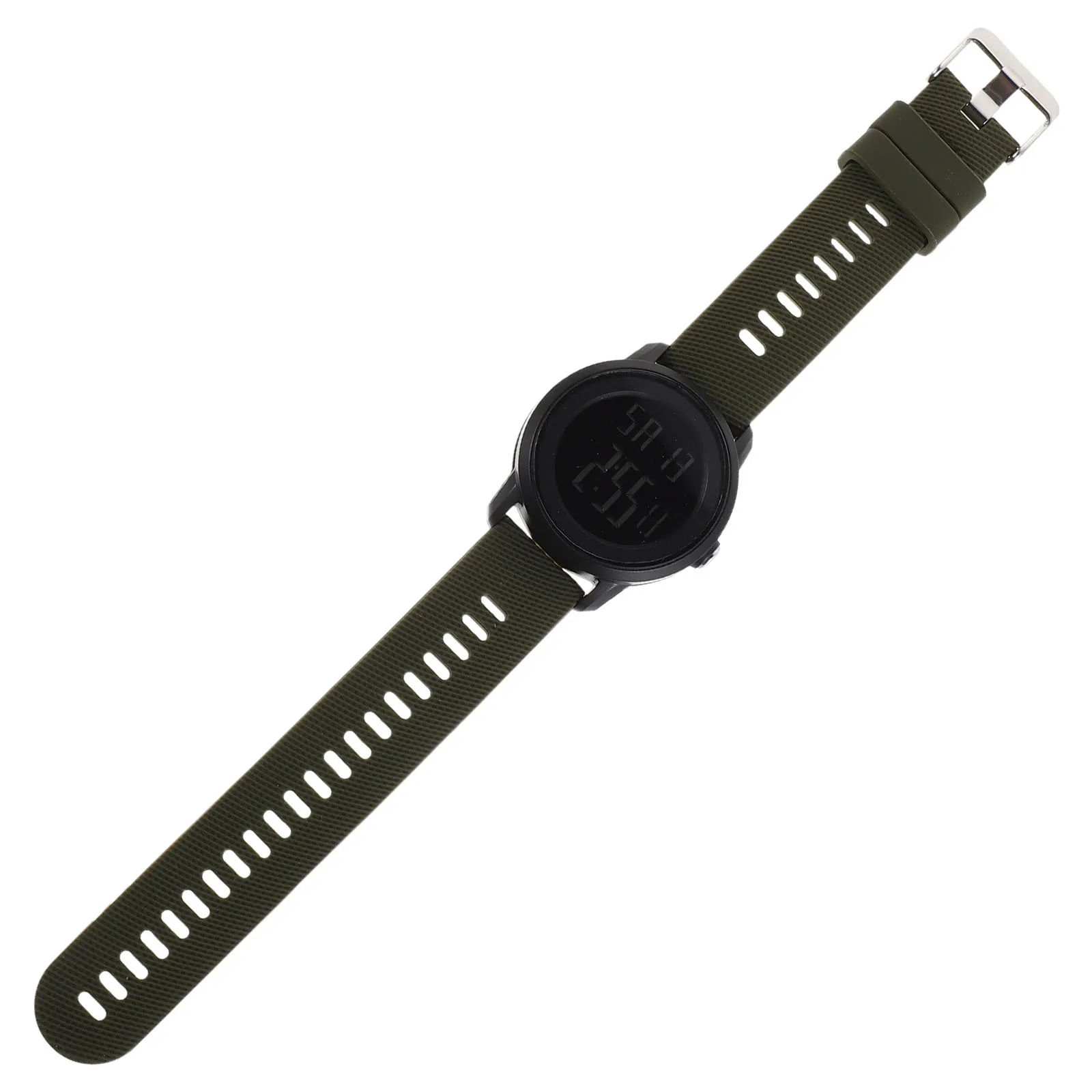 ساعة رياضية مقاومة للماء للرجال وجه كبير شاشة LED رقمية للسباحة في الهواء الطلق والمغامرة ساعة يد للطلاب