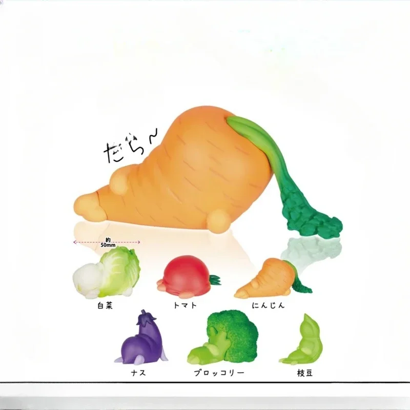 Gashapon Tomato Vegetable Collection Ornament Kawaii Action Figure Model Toys