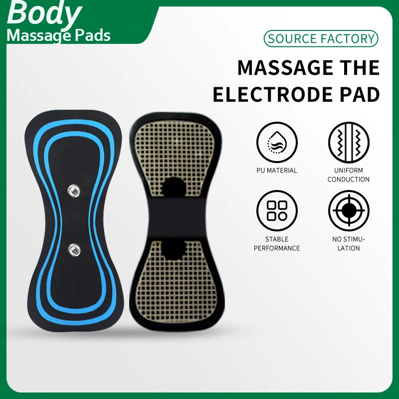 

EMS Microcurrent Mini Massager Stickers Cervical Body Massage Pad Vibration Pulse Muscle Stimulator for Muscle Relax