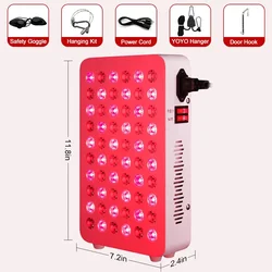 2 Years Warranty Home Use 300w Beauty Equipment Red Light Infrared Therapy Panel Portable NIR Led Therapy Device