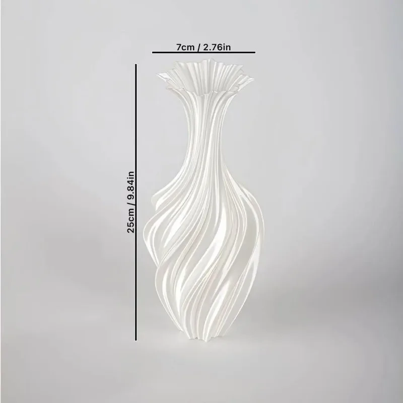 

1 высококачественная ваза идеально подходит для украшения гостиных и обеденных столов. Идеальный подарок на дни рождения и свадьбу.