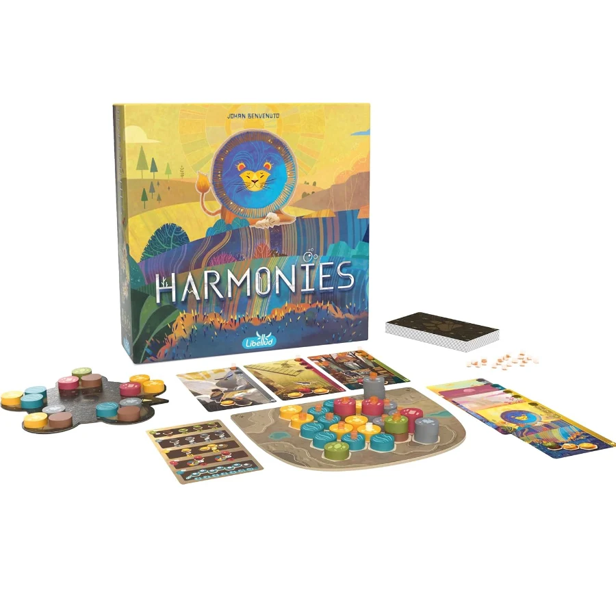 

Настольные игры Harmonies: создание ландшафтов и местообитаний для животных. Стратегия и креативность. Для детей от 10 лет и старше.
