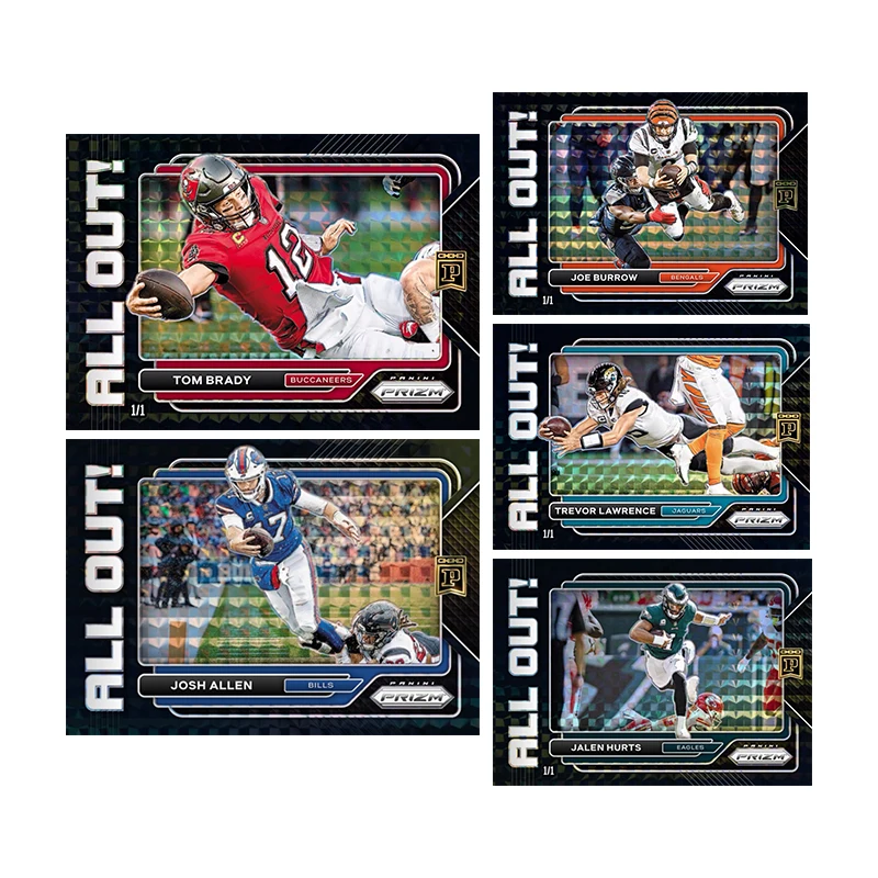 

Diy Homemade Panini Rugby Star Card Trevor Lawrence Tom Brady Josh Allen Joe Burrow Jalen Hurts Collection Card Toys Gift