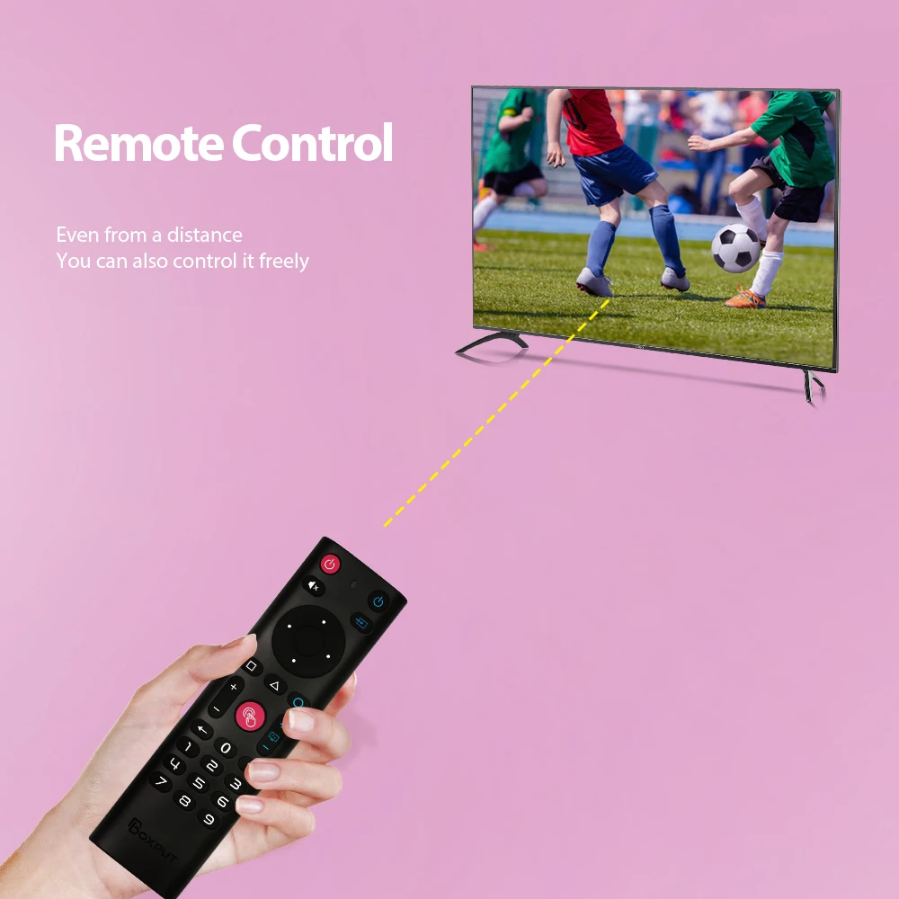 BPR3S BT Air Mouse Voice Function IR learning TV 2.4G Wireless Remote Controller With Gyroscope for Android TV Box/PC