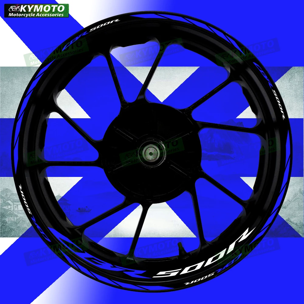 

For Honda CBR500R CBR 500R motorcycle accessories 17-inch front and rear wheel stickers fairing reflective stickers decoration