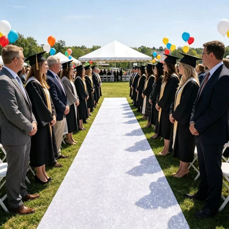 Klassischer Weißer Hochzeitste – Aisle Runner White Bewertung und Preis