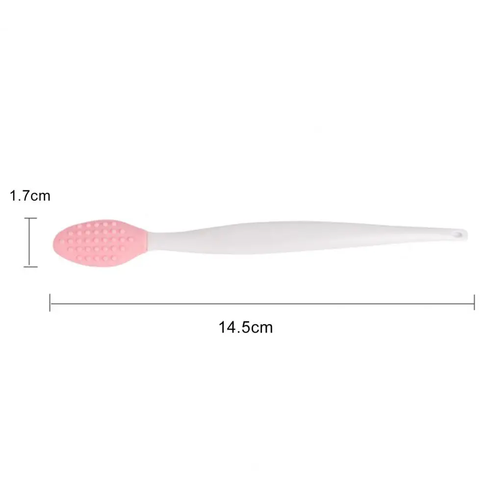Neusborstel Dubbelzijdig mee-eter Verwijderen van siliconen Schoonheid Neus Lange steel Mee-eter Schoon gereedschap voor thuis