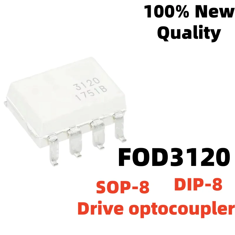 10PCS-20PCS FOD3120 SOP-8 FOD3120SD DIP-8 NEW Drive optocoupler Best Quality In Stock