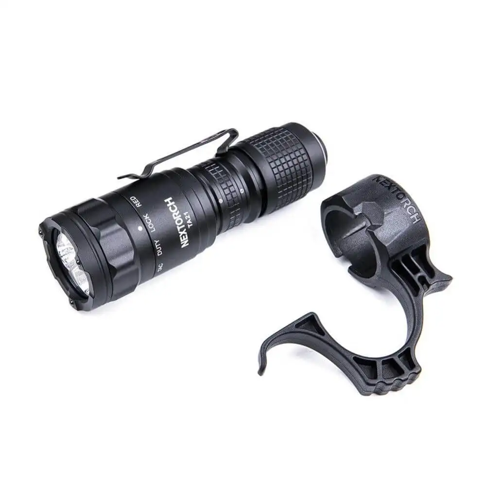 Nextorch TA21 Pocket Carry Tactical Flashlight Set 1300lm Power Torch for Tasks Patrolling Suspect Identification Investigation