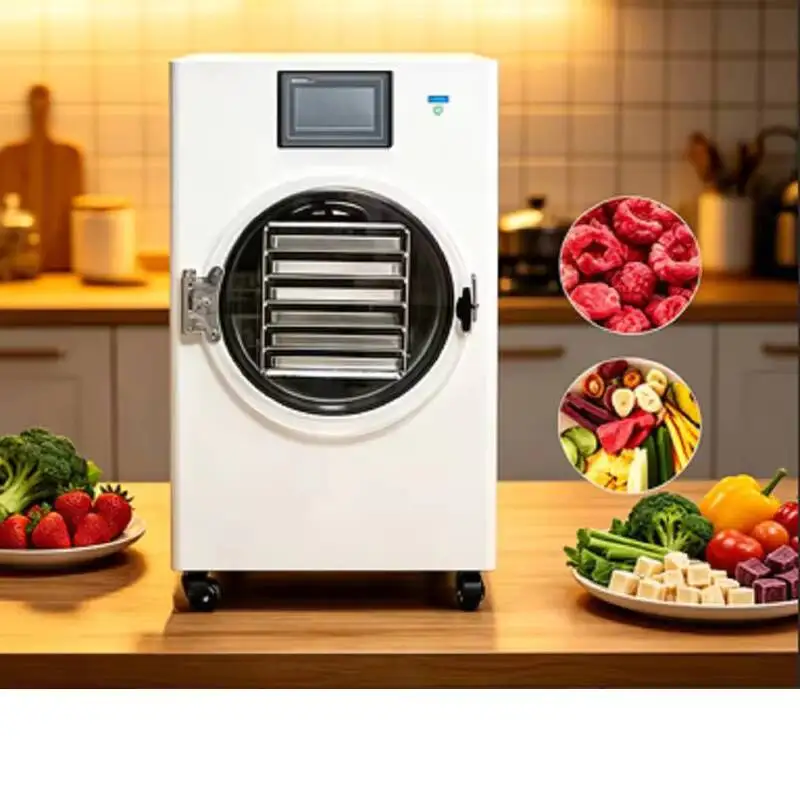 Household Small Dryer, Food Freeze Dryer With Vacuum Cavitation System Equipment pet meat fish freeze-drying processing mac