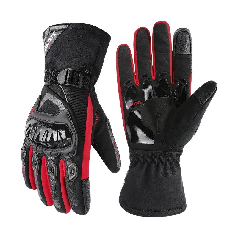 

Outdoor Sports Motorcycle Riding Gloves Men's Winter Warm Thickened Gloves Waterproof Thickened Gloves Anti-fall Touch Gloves