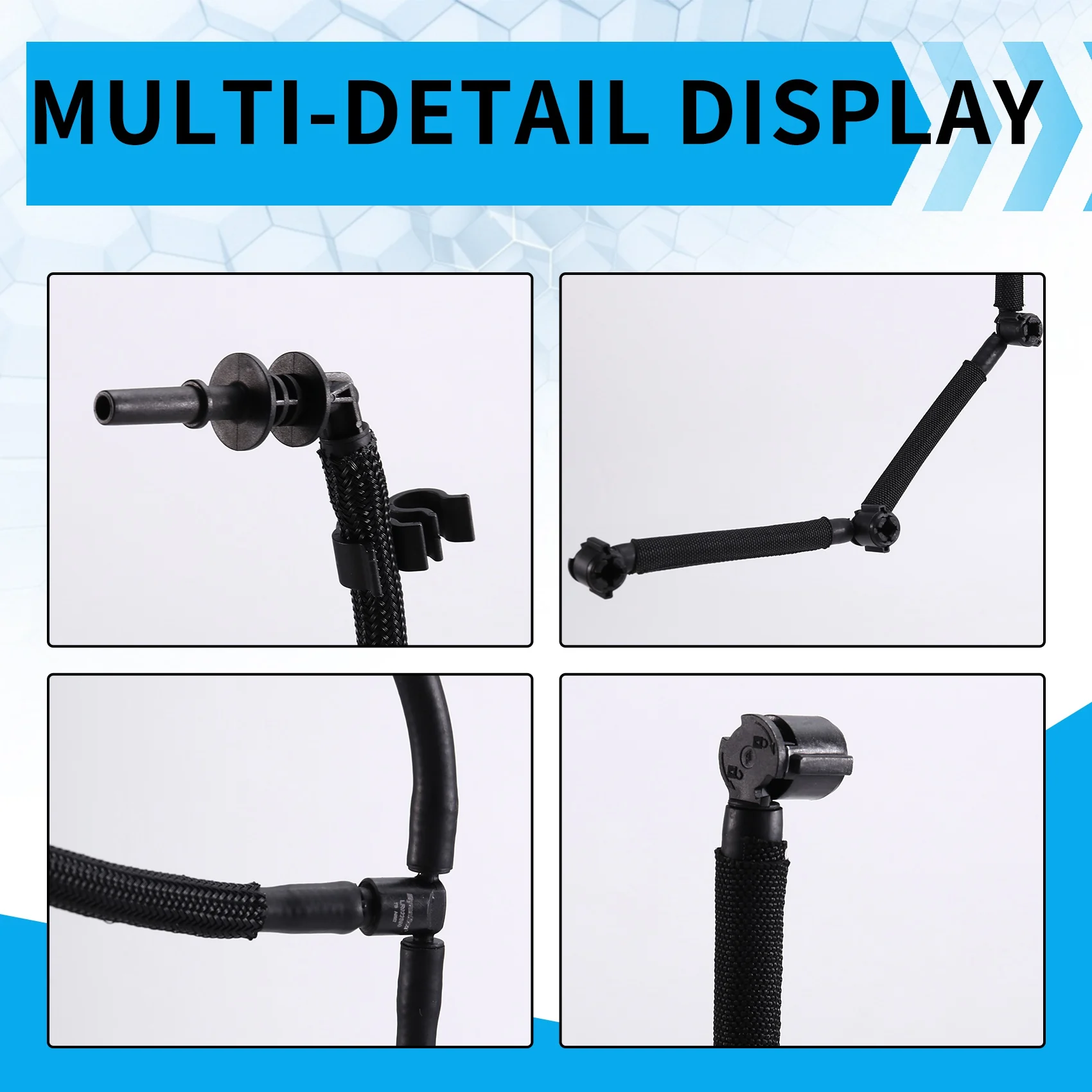 

Injector Pump Hose LR022590 Oil Return Line Pipe For Land Rover Range Rover 4.4L GL4011 AH4Q-9K022-Cc