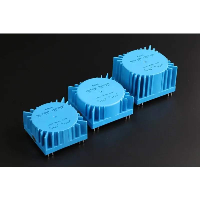 Dual 12V/15V/18V Ring Seal, Square Ring Bull, Front-Stage Headphone Amplifier DAC Upgraded Transformer
