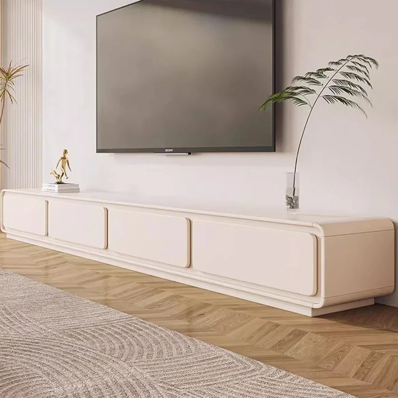 

large Save space tv table white cream chinese style rectangle cute decoration tv stands tv stands archivadores unique furniture