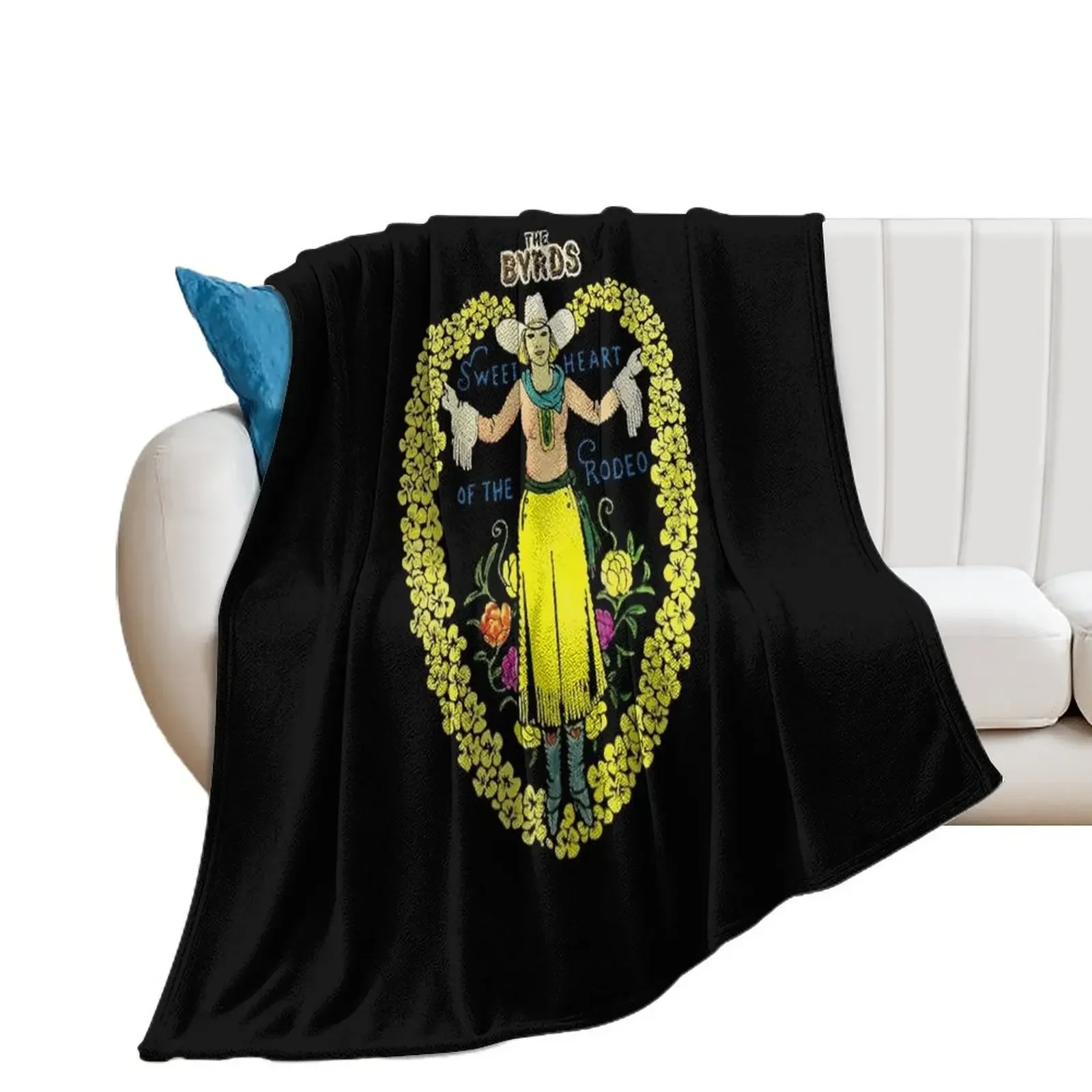 The Byrds Sweet Heart of the Rodeo Throw Blanket For Decorative Sofa Kid'S Blankets