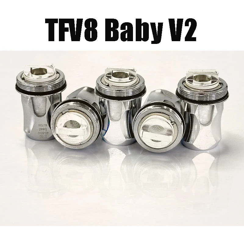 5 قطعة/الحزمة لخزان SMOK TFV8 Baby V2 شبكة 0.15ohm S1 لفائف 40-80 واط ، أفضل 60-70 واط لخزان TFV8 Baby V2 #1