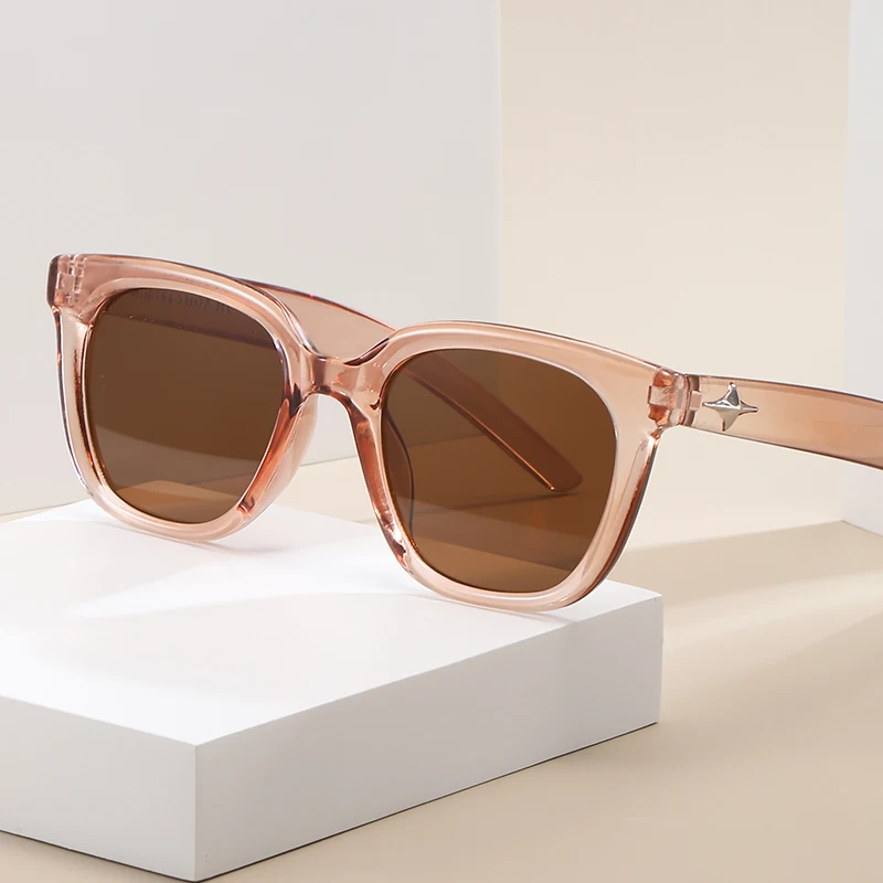 Wandern Camping Neue Mode Anti Licht Gläser Frauen Männer Rechteck Trend Brach Reis Nagel Design Vintage Sonnenbrille Shades UV400
