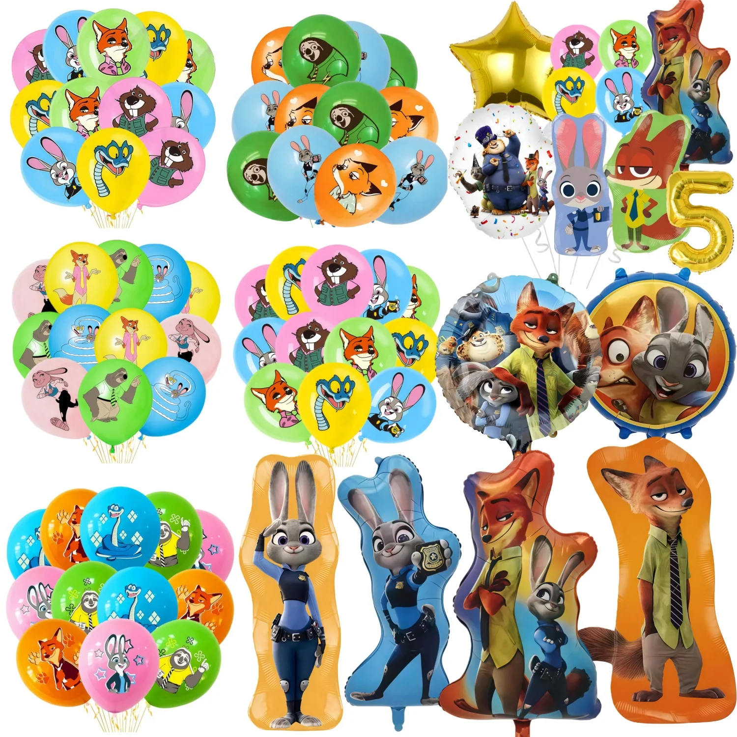 

Zootropolis Birthday Party Decoration Zootropolis Birthday Balloon Zootopia Balloons Helium Balloon Baby Shower Kid Party Favors