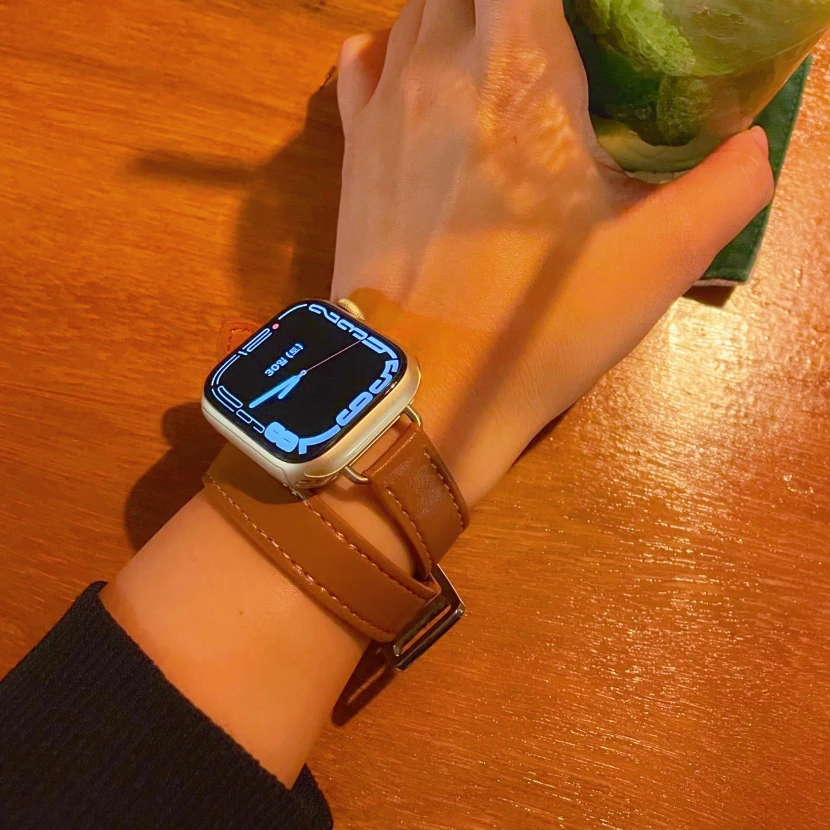 Leather Band for Apple Watch  4