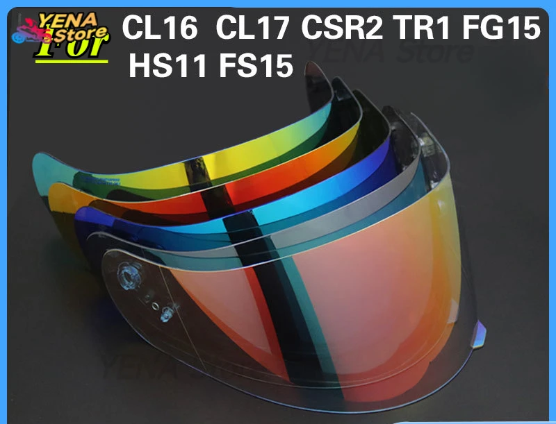 

Motorcycle Helmet Mask CSR3 CL-17/CL-16/CS-R3CS/CS-15/TR-1 Mirror Helmet Lens Glass Mica Motorcycle Accessories