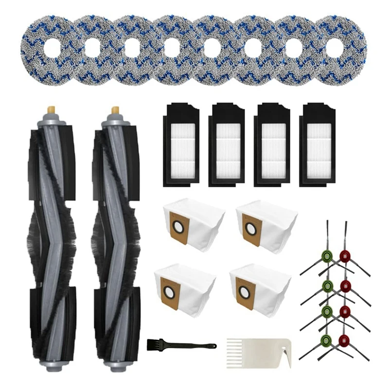 

The New 28 PCS Replacement Parts Kit For ECOVACS DEEBOT X1 Omni Turbo T10 T20 Omni T20/T20 Max/T20 Pro Vacuum Cleaner