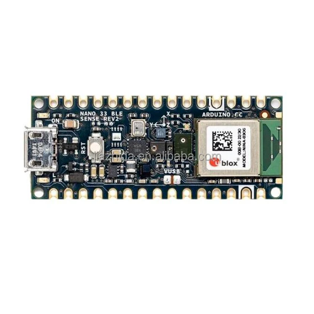 100% Original & New ABX00069 Nano 33 BLE Sense Rev2 NINA-B306 nRF52840 ARM Cortex-M4F MCU Evaluation Board No headers