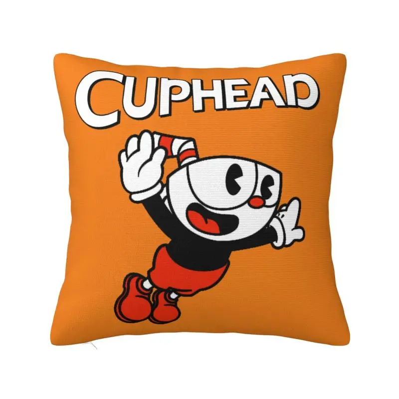 

Наволочки Cuphead, мультяшная игра, бархатная нордическая декоративная подушка для дивана