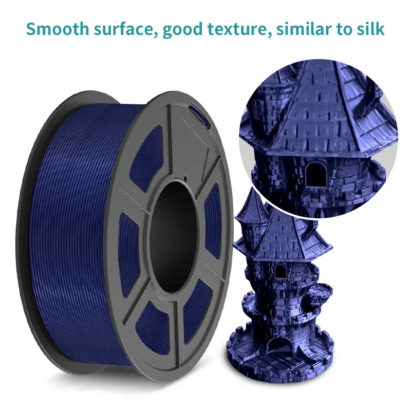 SUNLU TPU-SILK Filament Elastyczny, Błyszczący Filament 3D 1KG Szpula 1.75MM Dokładność Wymiarowa +/-0.03mm Szybka Wysyłka 3-7 Dni — zdjęcie produktu 4