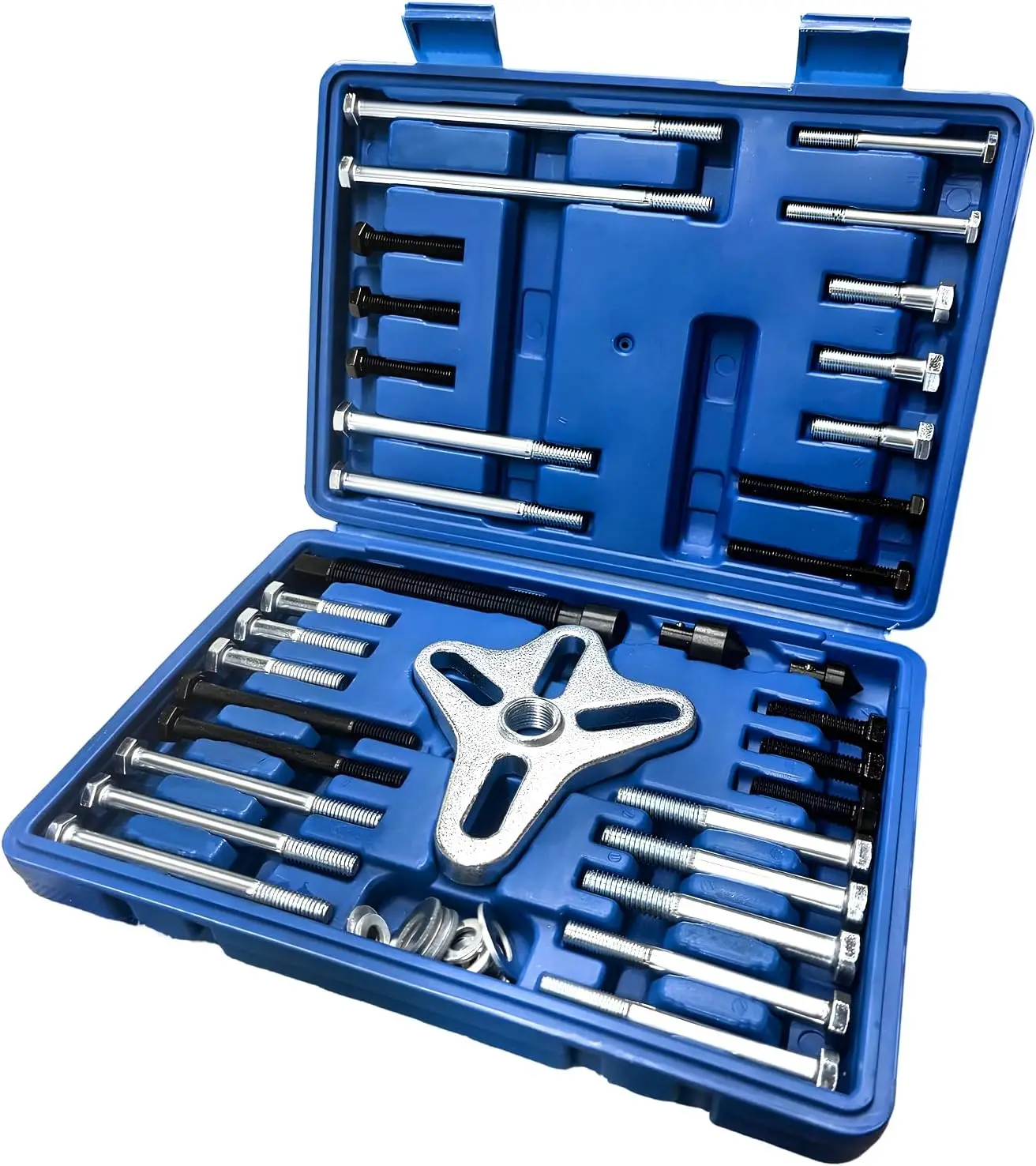 

50PCS Harmonic Balancer Puller Set, Flange Type Pulley Remover Tool for Car Truck SUV