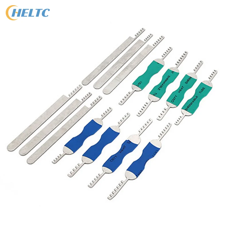 7Pcs Stainless Steel Comb Lock 7-in-1 Full Repair Tool Kit Bypass Method Lock Tools Portable Pick Combs For Firefighting