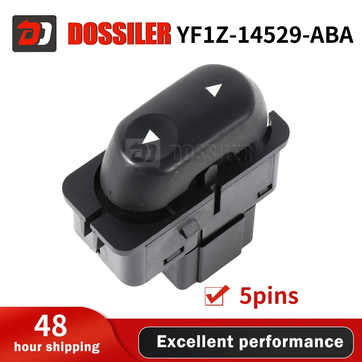 YF1Z-14529-ABA Dossiler Electric Power Window Switch ControlFor Ford F250 F350 Escape Explorer Taurus Mercury Mountainer 5 Pins