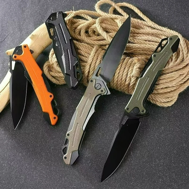 

Pocket folding knife extrem 251 G10 Handl edc multitool knives utility Daily at home cutting outdoor bushcraft tactical knife