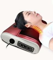 Cervical spine massager neck shoulder waist back multi-functional neck massage pillow kneading massage pad car home dual-use