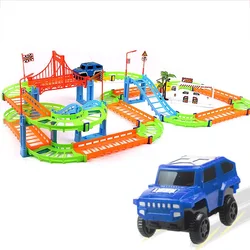 3D Two-layer Spiral Track Roller Coaster Toy Electric Rail Car for Child Kids Gift  Hot Toys  Slot Cars Track Electric