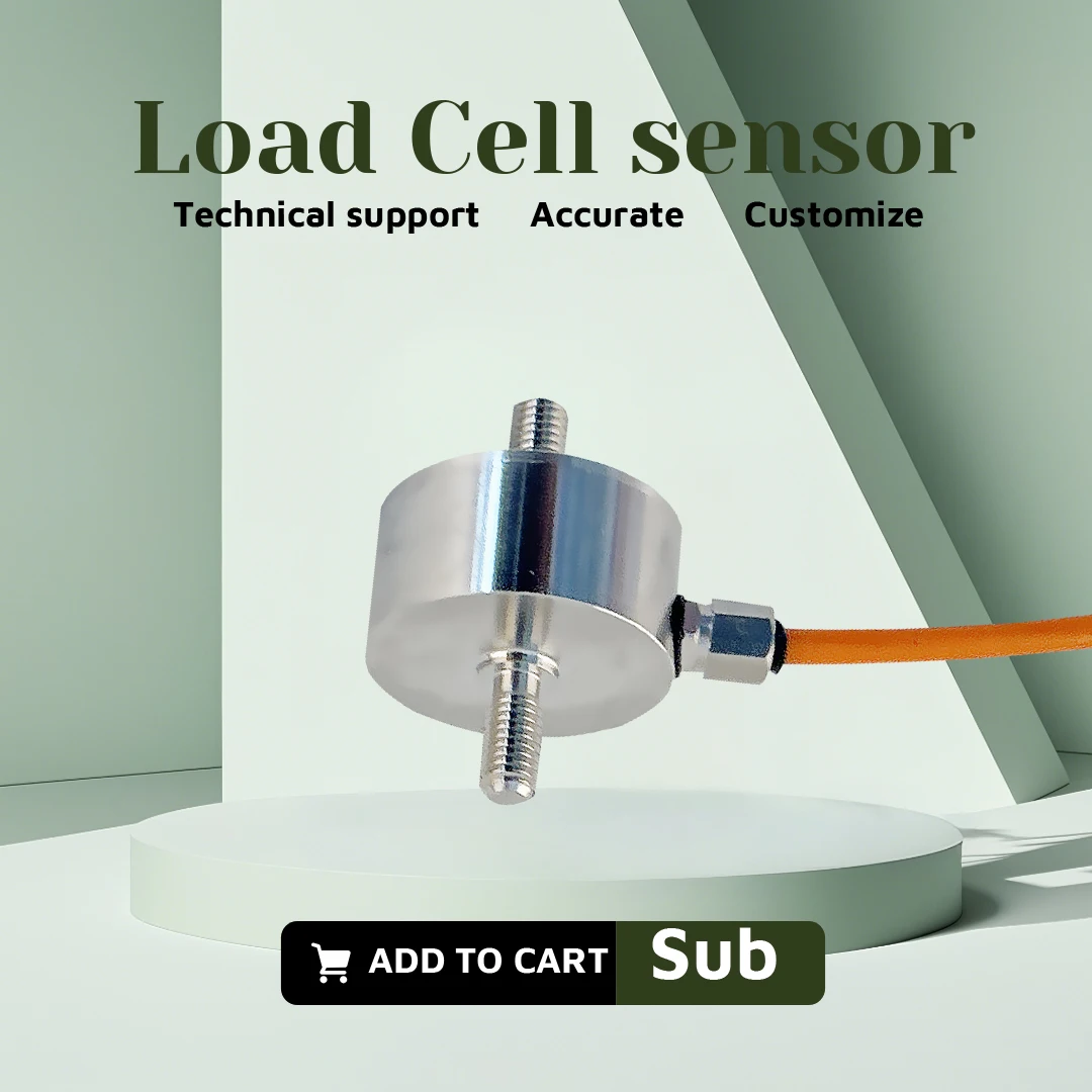 BENGBUZZYQ Tension Rod Load Cell 0-5000KG Stainless Steel High Precision Force Sensor for Automation Industrial Weighing Robotic