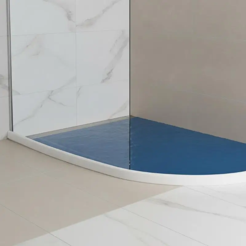 1/2M Shower Barrier Water Shower Barrier Silicone Self-adhesive Edge Folding Shower Profile Shower Barrier Water Bath Shower