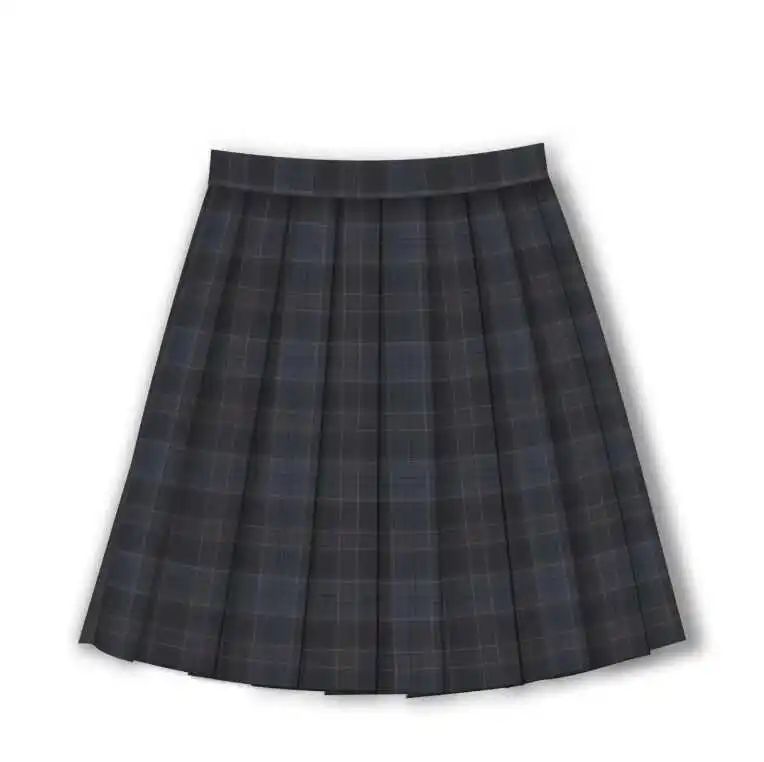 Original Purple Girl JK k Night Girl Plaid Skirt 42cm High Waist ort A-Line Skirt for 8-24 Years Old Women Summer 2024