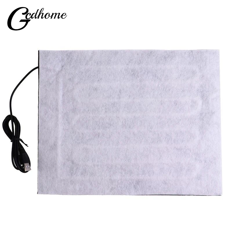 

24x30cm 5V USB Pet Warmer Heating Pad Electric Heater Pad Winter Warm Carpet