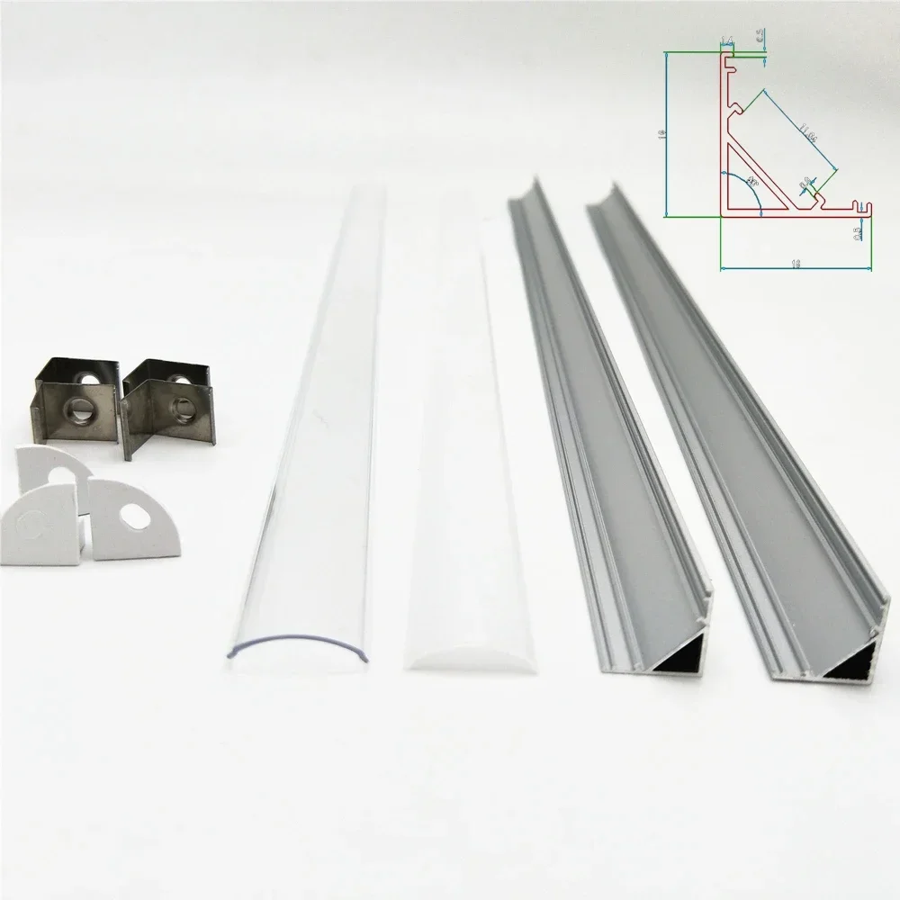 ألومنيوم فضي + غطاء حليب 135 سم 20 قطعة، 75 سم 40 قطعة، 100 قطعة أغطية نهاية مع أغطية نهاية 100 قطعة كاملة بدون كاملة #4