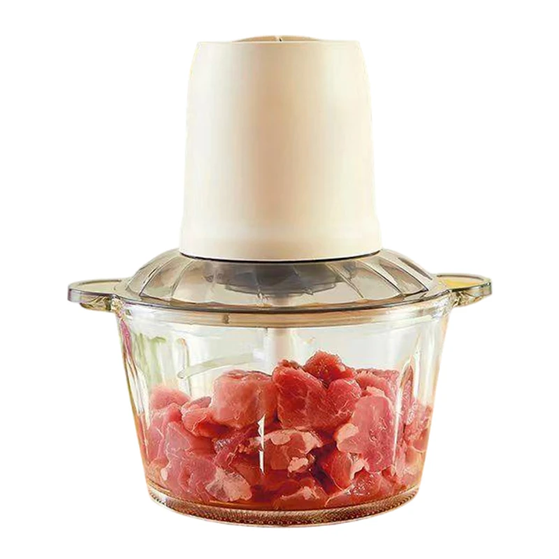 Factory Direct Sales of Electric Meat Grinder Home Multi-function Electric Three-speed 2 Liter Plastic Meat Grinder