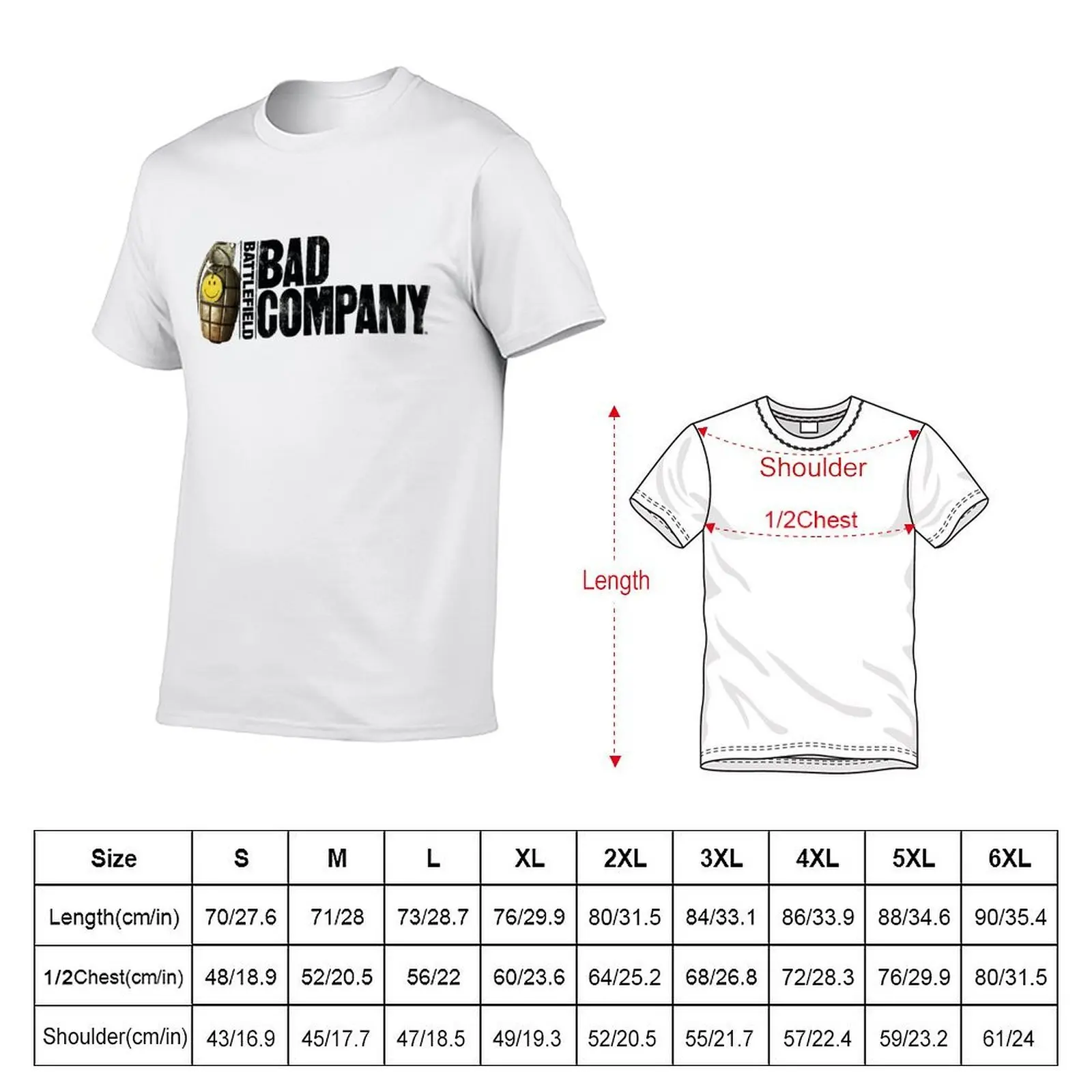 Battlefield grenade T-Shirt Breathable Lightweight Summer Top
