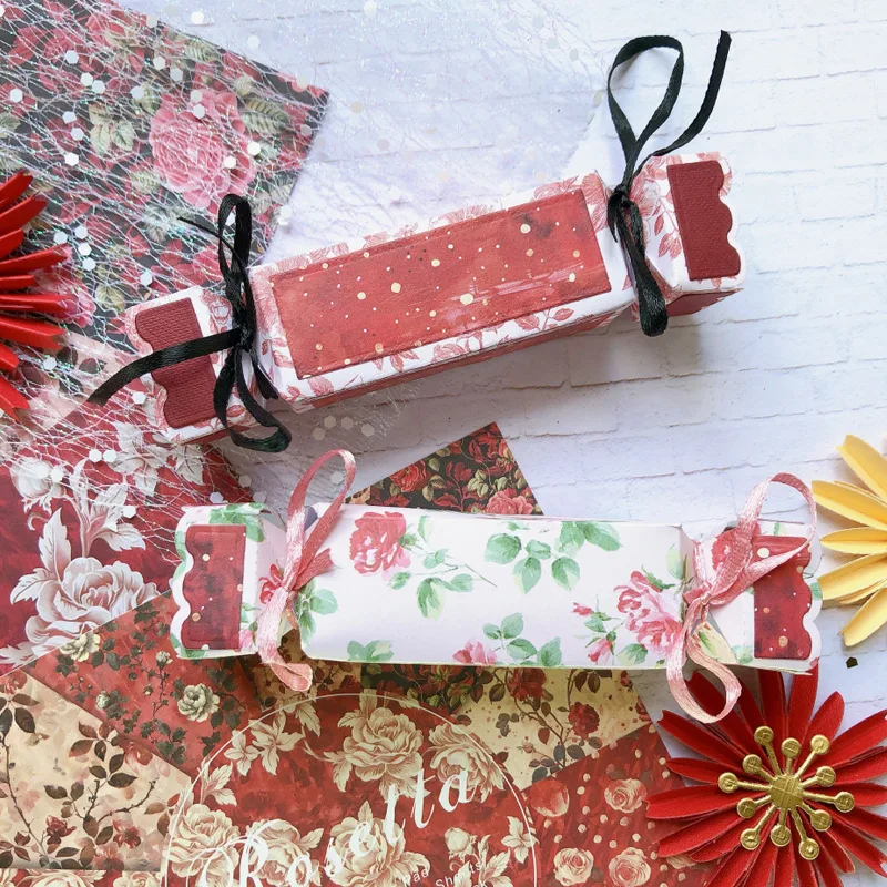 Candy Gift Box Treat Wrapper Frame Metal Cutting Dies For DIY Scrapbooking Holiday Greeting Card Paper Craft Handmade Decoration